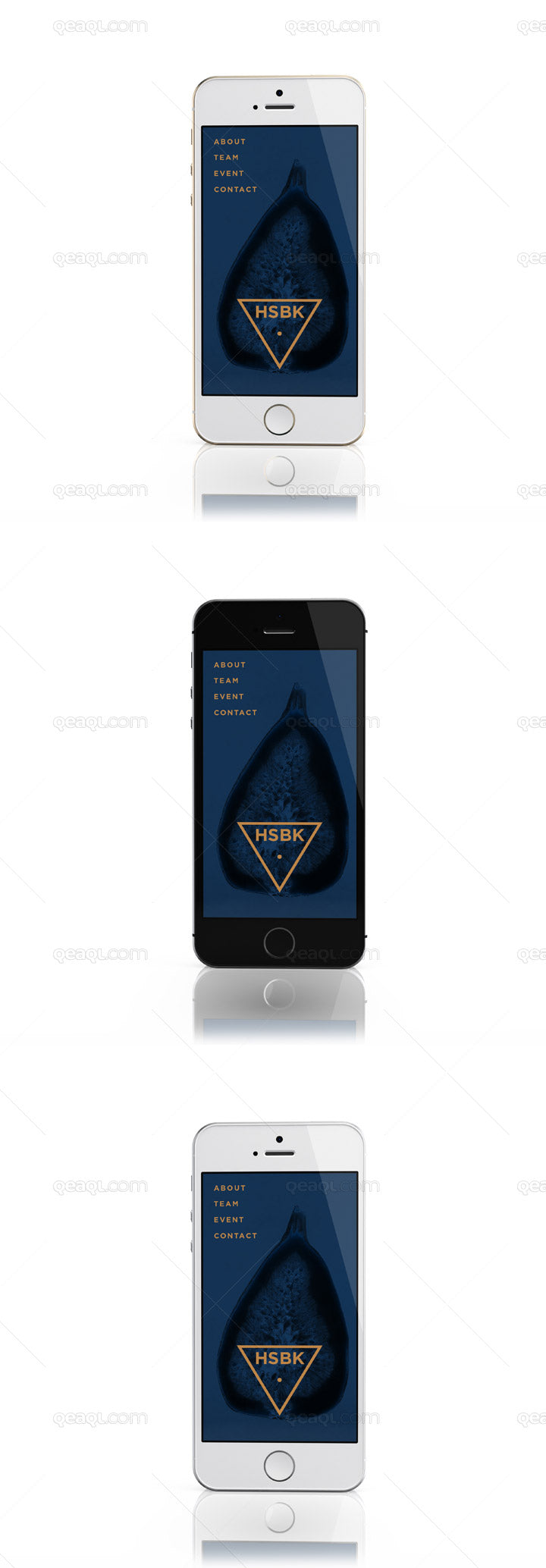 Free iPhone 5S Mockup: Space Gray, Gold and Silver