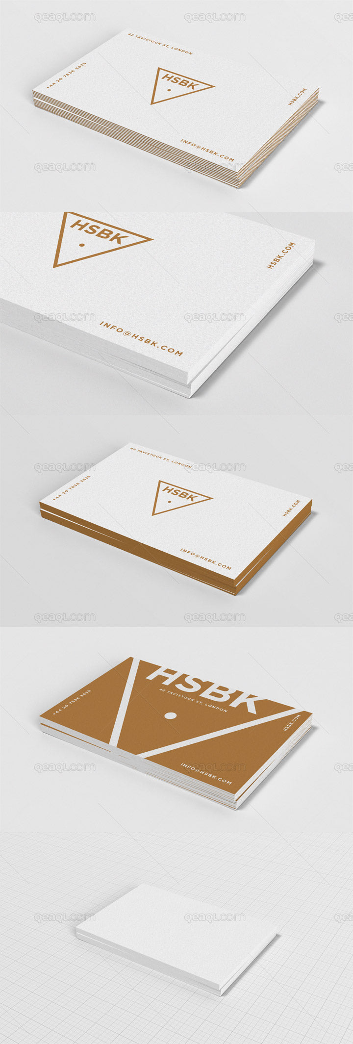 Free Textured Business Card Mockup