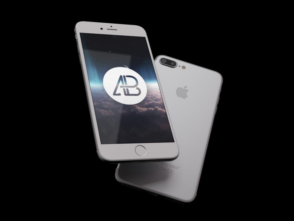 Free Realistic iPhone 7 Plus Mockup Pack
