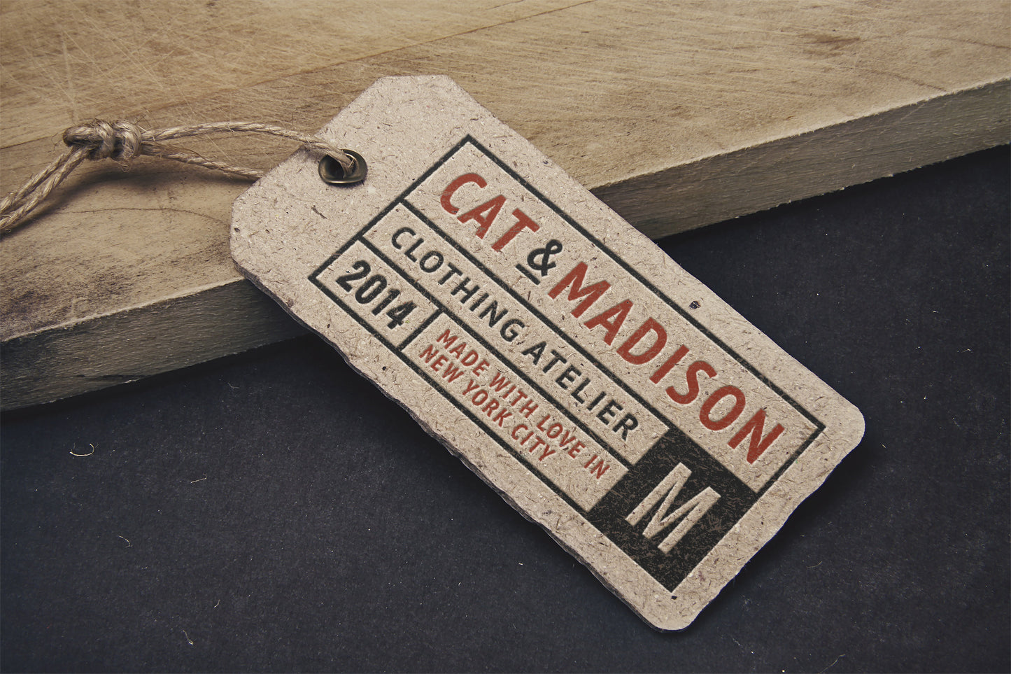 Free Vintage Label Tag MockUp