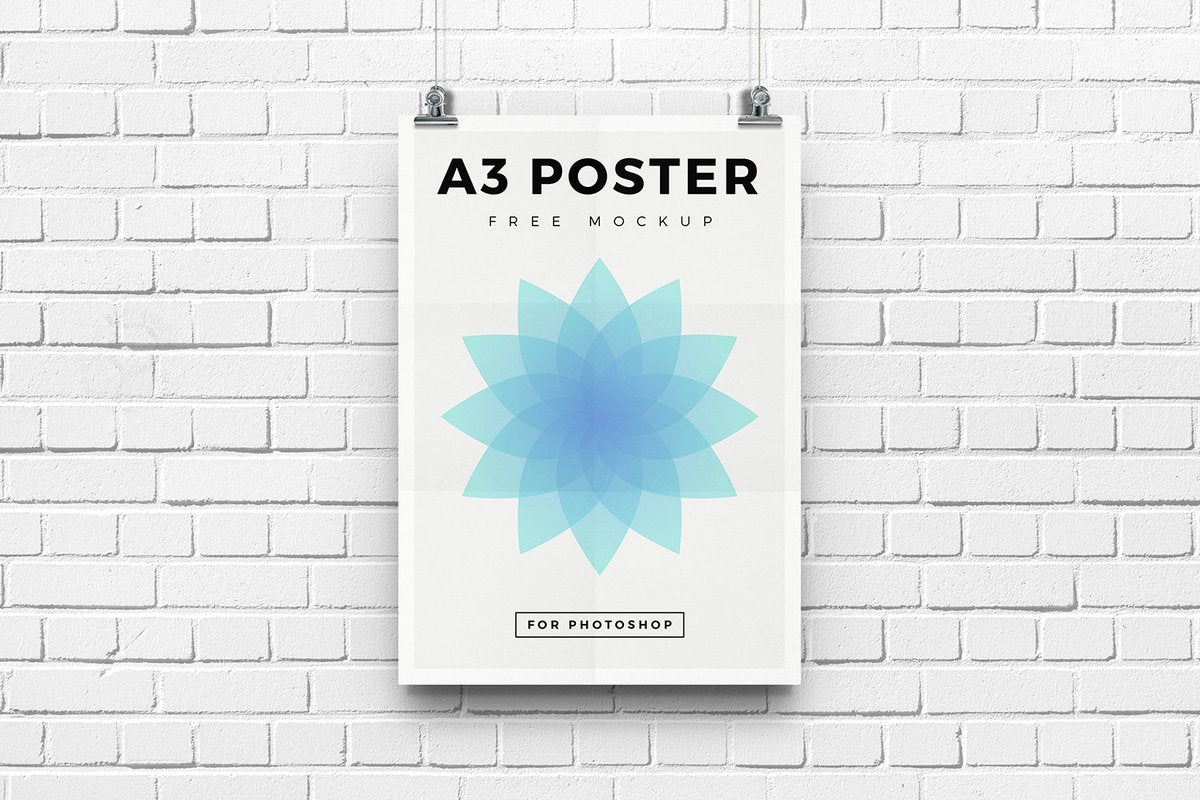 Free A3 Poster Mockup