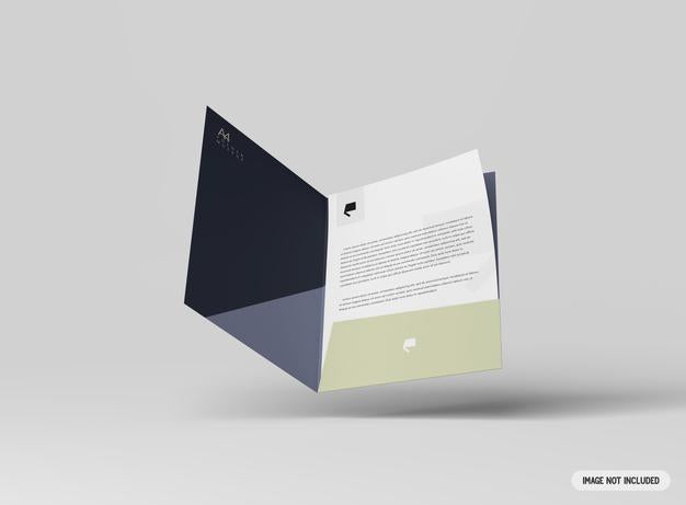 Free A4 Folder Mockup Psd