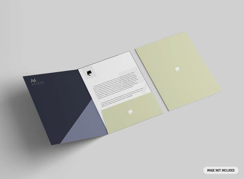Free A4 Folder Mockup Psd