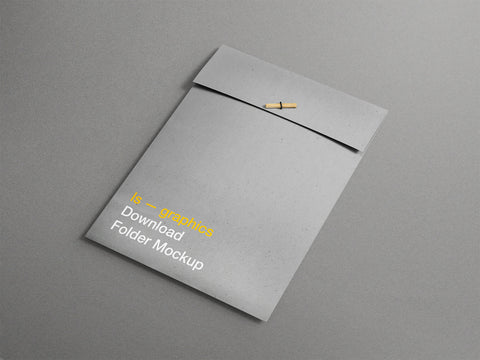 Free A4 Folder Mockup