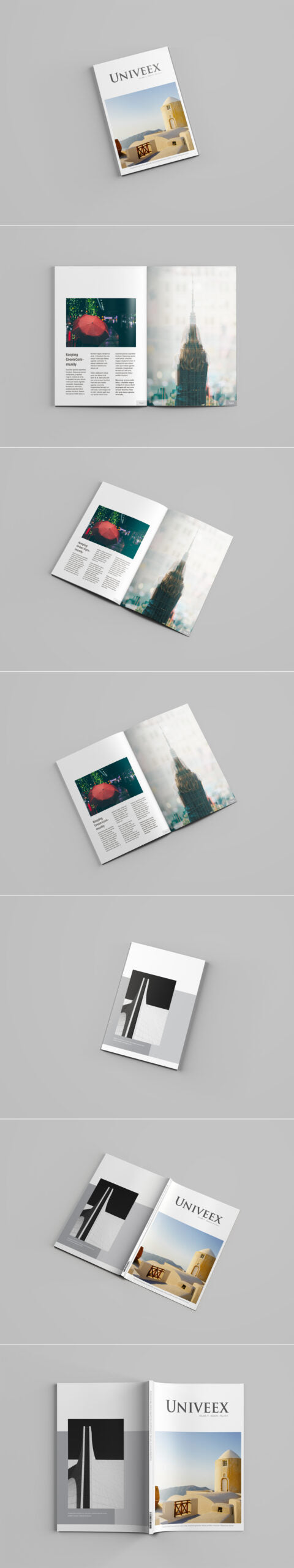 Free A4 Magazine Mockup