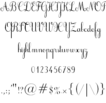 Free Cursif Font