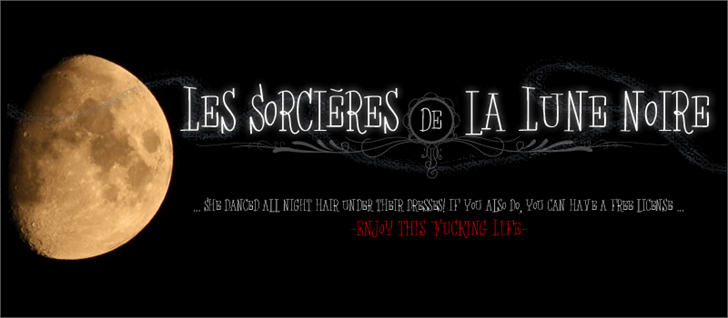 Free Les Sorcières de la Lune noire Font