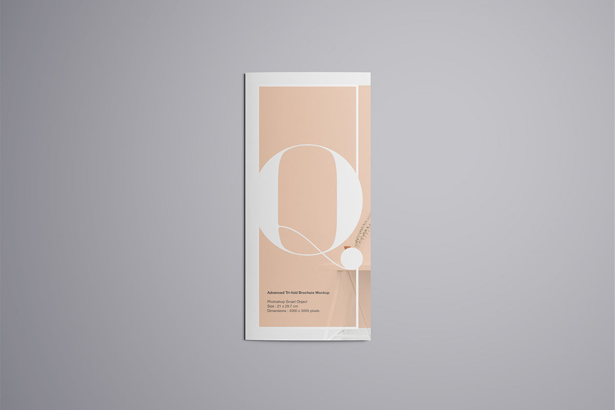 Free Advanced Trifold Brochure Mockup
