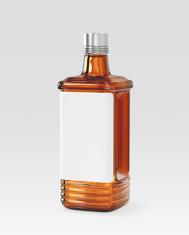 Free Alcohol Drink Bottle Mockup
