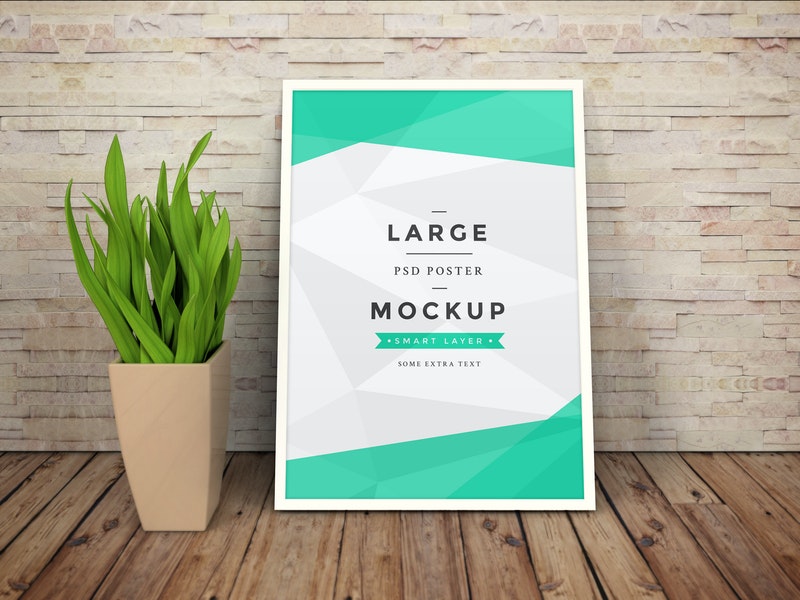 Free Artwork Frame Psd Mockup Vol.2