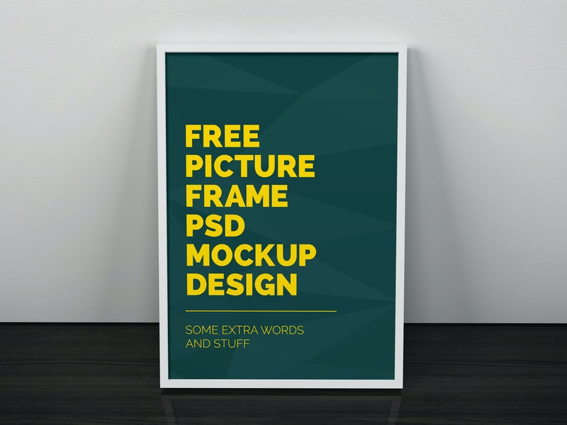 Free Artwork Frame Psd Mockup