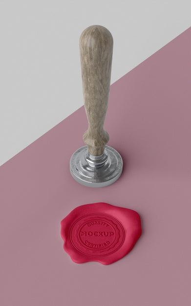 Free Assortment Of Mock-Up Seal For Envelope Psd