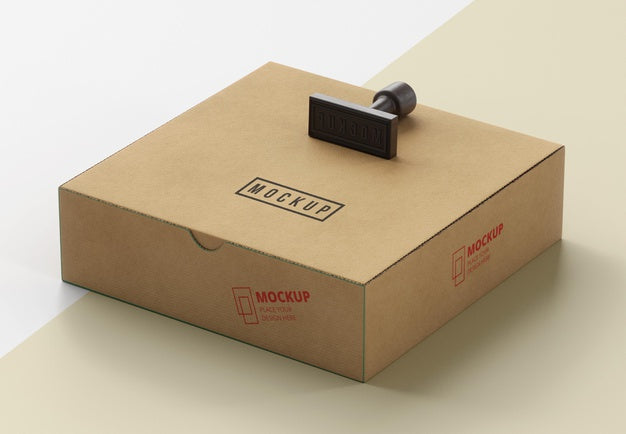 Free Assortment Of Stamp And Box Labeled Psd