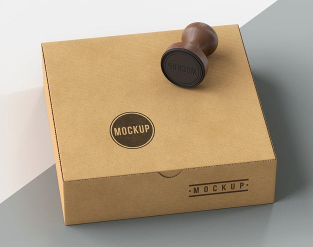 Free Assortment Of Stamp Labeled Box Psd