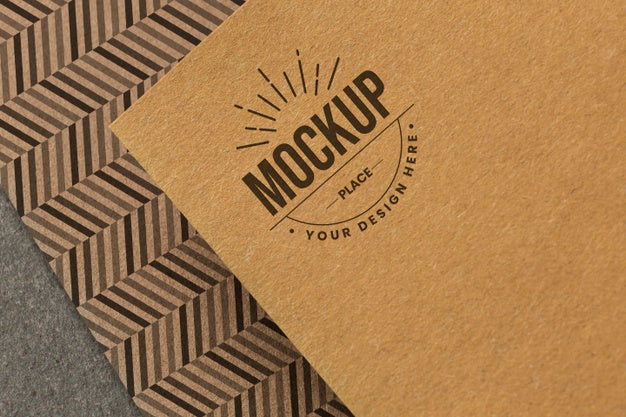 Free Assortment With Company Branding Card Mock-Up Psd