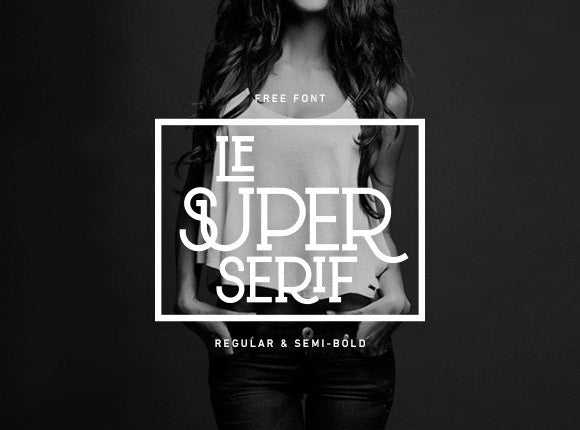 Free Le Super Serif font