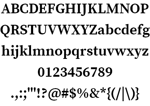 Free Source Serif Pro Font