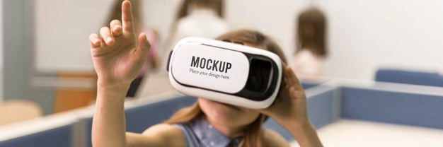 Free Back To School And Covid Concept Mock-Up Psd