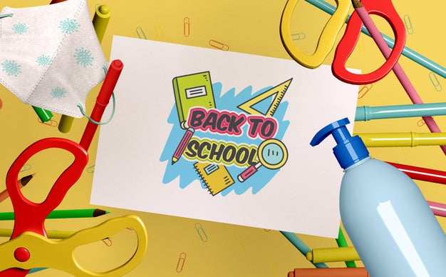 Free Back To School Stationery Mock-Up Psd