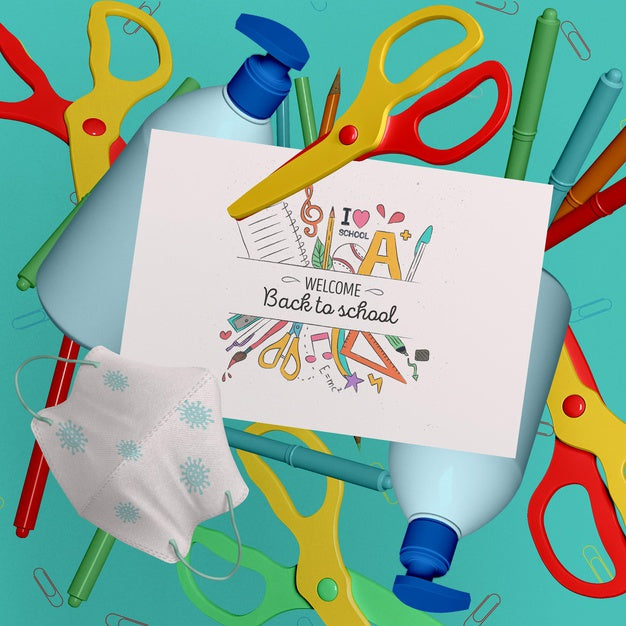 Free Back To School Stationery Mock-Up Psd