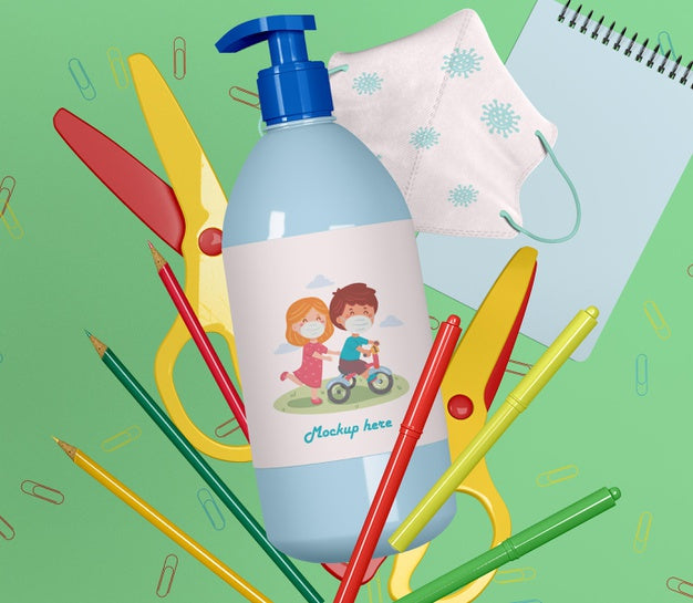 Free Back To School Stationery Mock-Up Psd