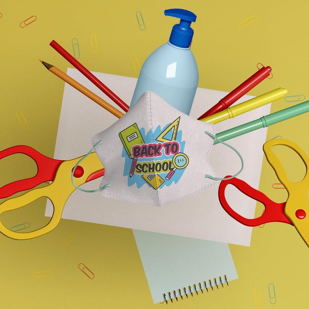 Free Back To School Stationery Mock-Up Psd