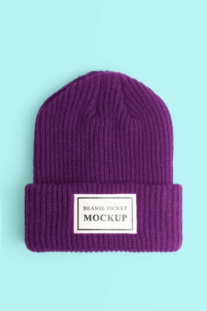 Free Beautiful Beanie Mockup Psd