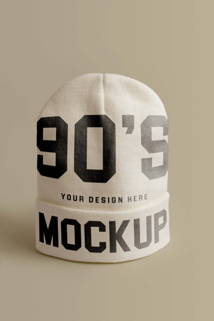 Free Beautiful Beanie Mockup Psd
