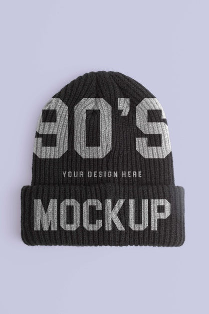 Free Beautiful Beanie Mockup Psd