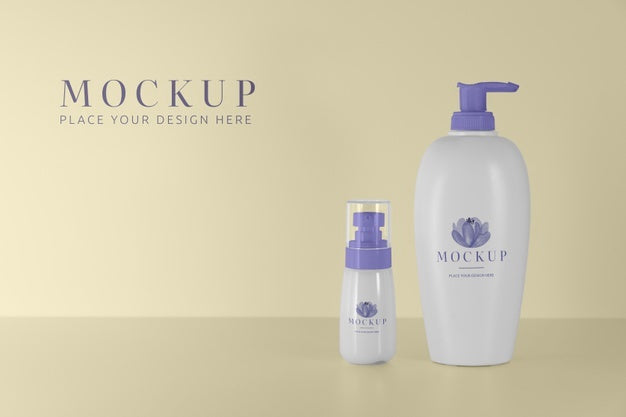 Free Beautiful Hygiene Product Packaging Mockup Psd