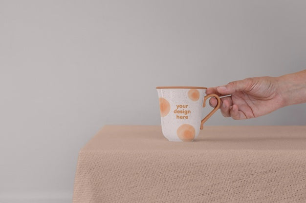 Free Beautiful Mug Mockup Psd