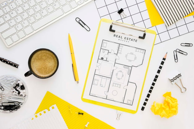 Free Beautiful Stationery Minimal Concept Psd