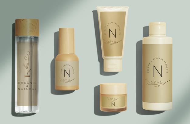 Free Beauty Products Mockup Design Set Psd