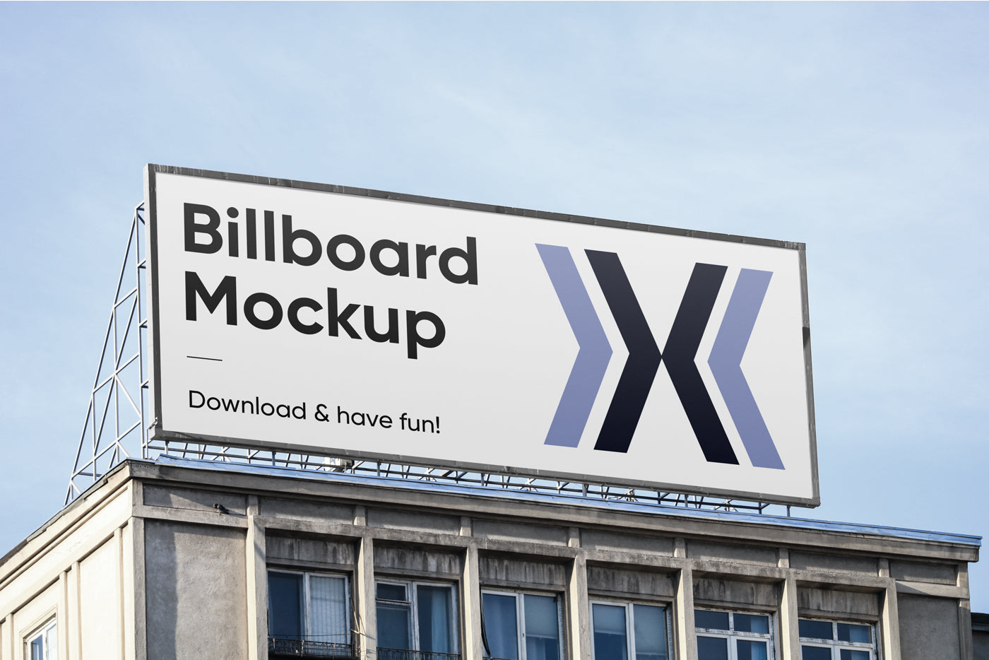Free Big Billboard Mockup