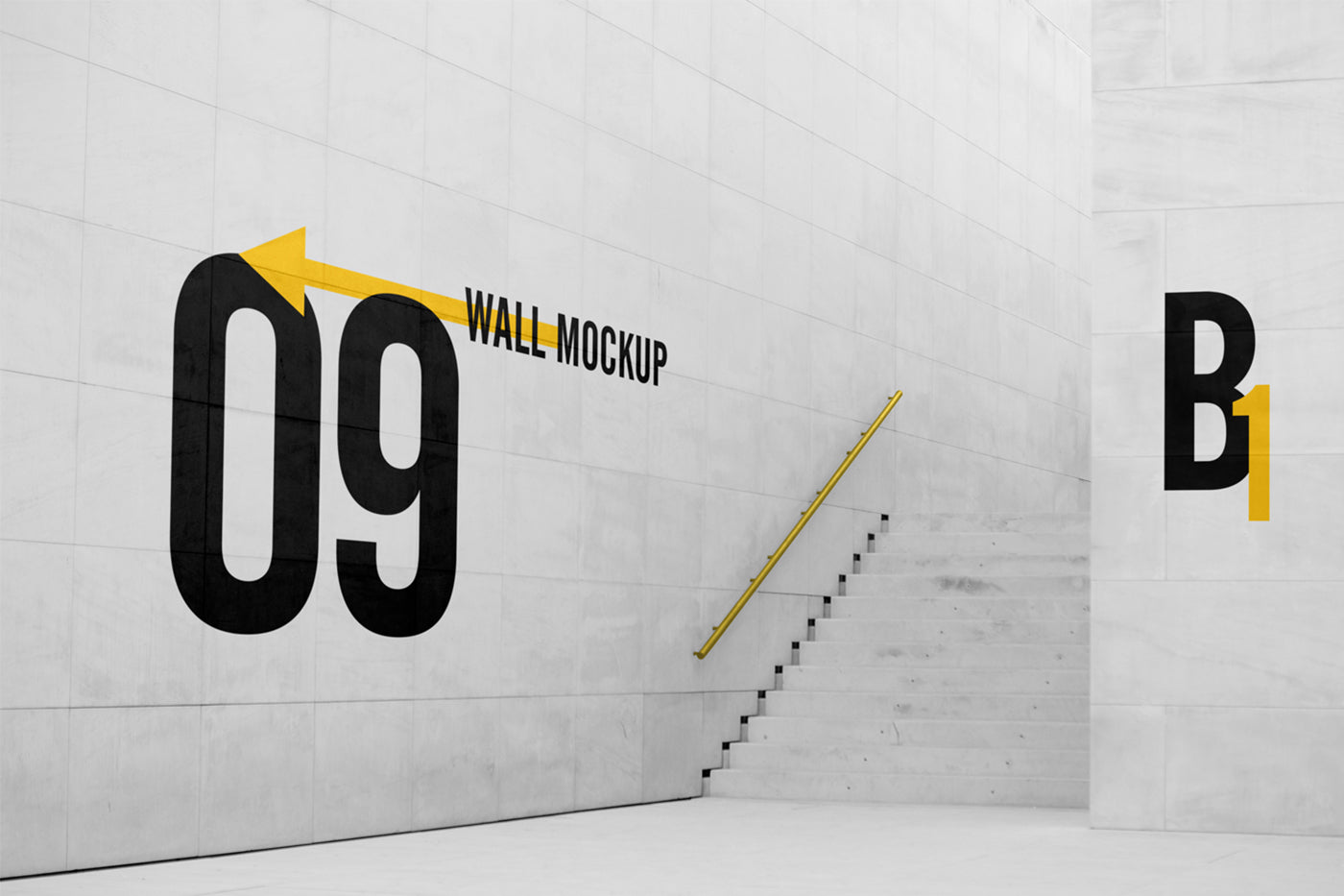 Free Big Wall Mockup