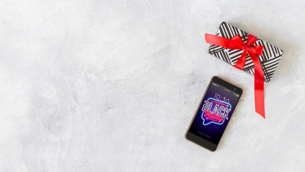 Free Black Friday Mockup With Copyspace Psd