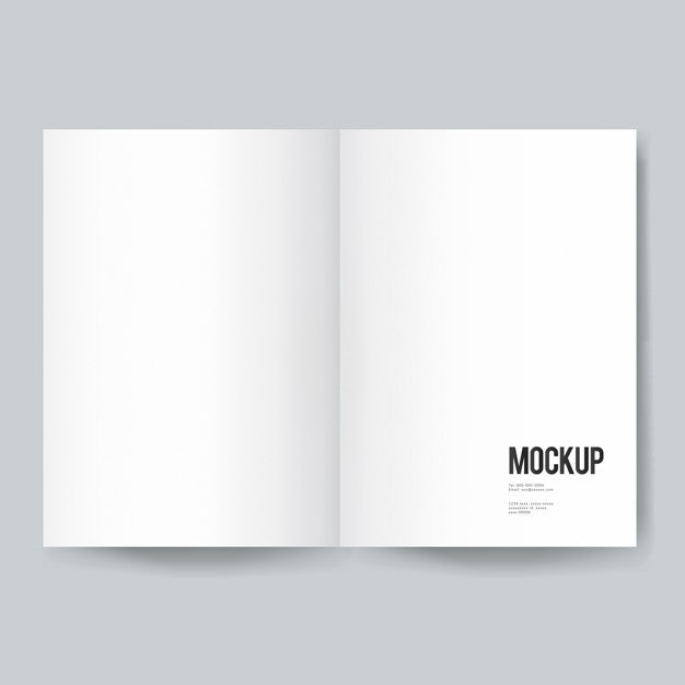 blank book cover psd