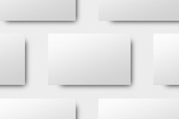 Free Blank Business Card Mockup Design Psd