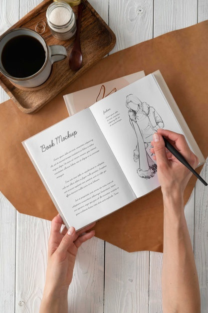 Free Book Mockup Used In Real Life Psd