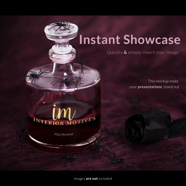 Free Bottle Mock Up Psd