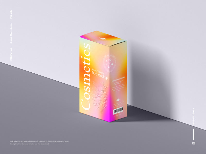 Free Brand Packaging Box Mockup