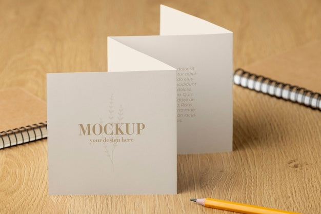 Free Brochure Mockup In Real Context Psd
