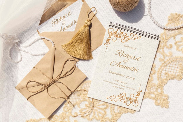 Free Brown Paper Envelopes Top View Psd