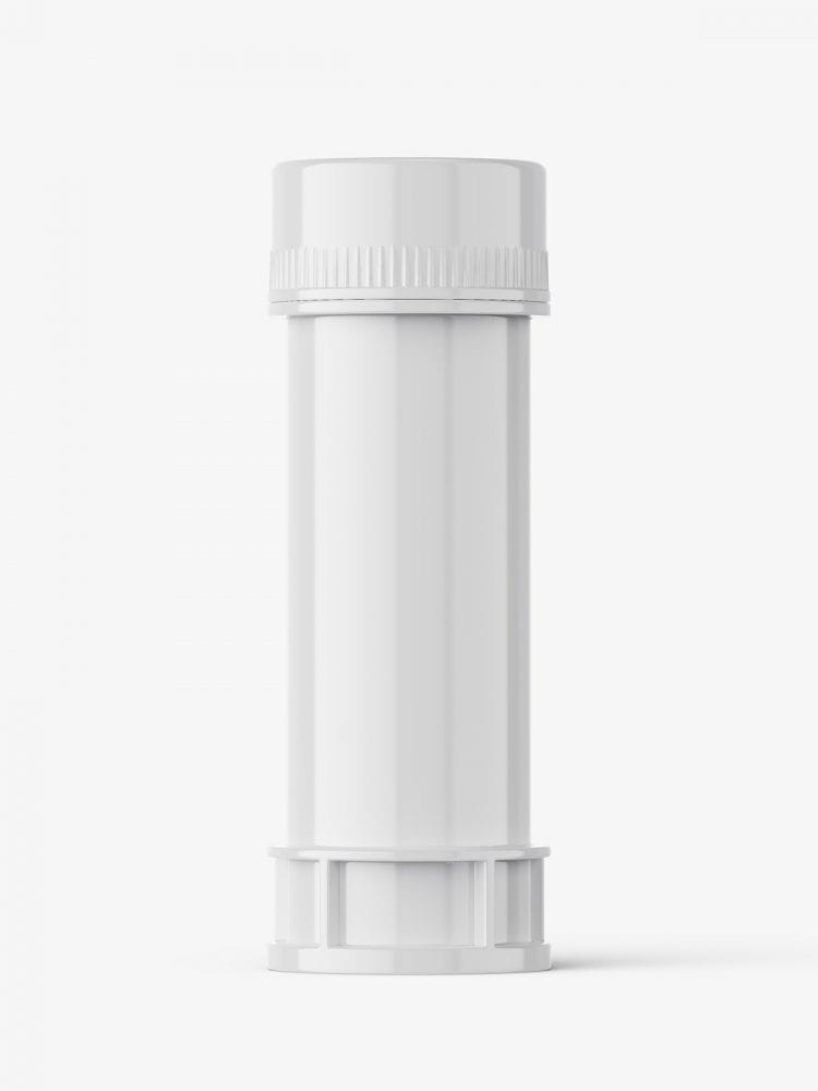 Free Bubble Soap Bottle Mockup