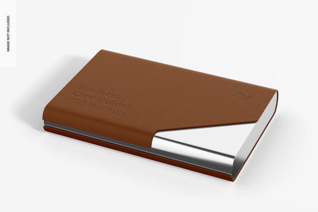 Free Business Card Holder Mockup Psd