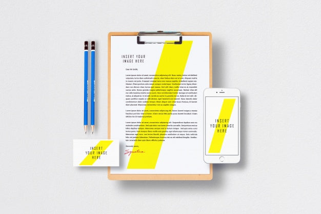 Free Business Stationery Mock Up Psd