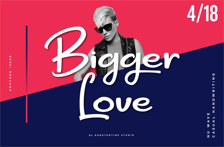 Free Bigger Love Font