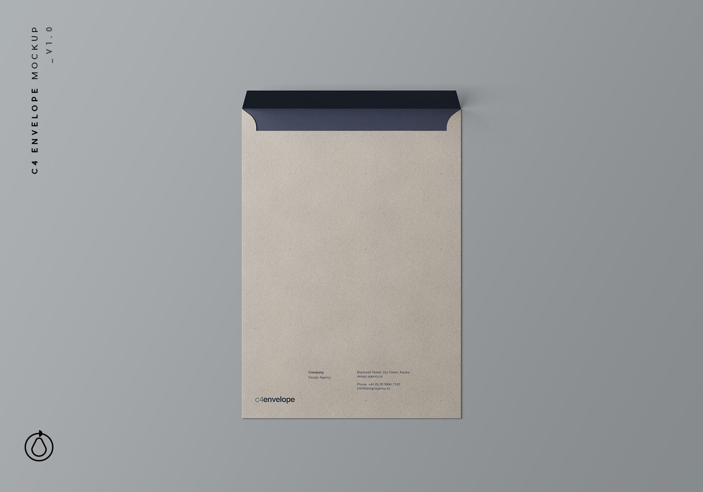 Free C4 Envelope Mockup