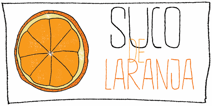 Free DK Suco De Laranja Font