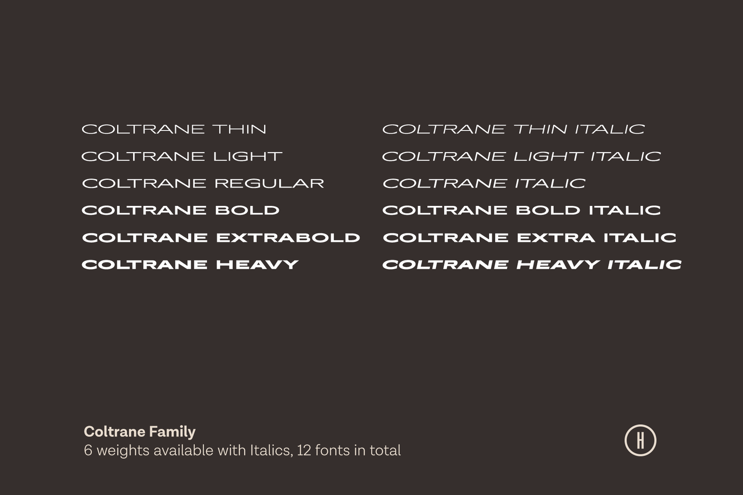 Free Coltrane Extended Sans Family